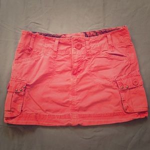 Old navy cargo skirt distressed faded Size 4